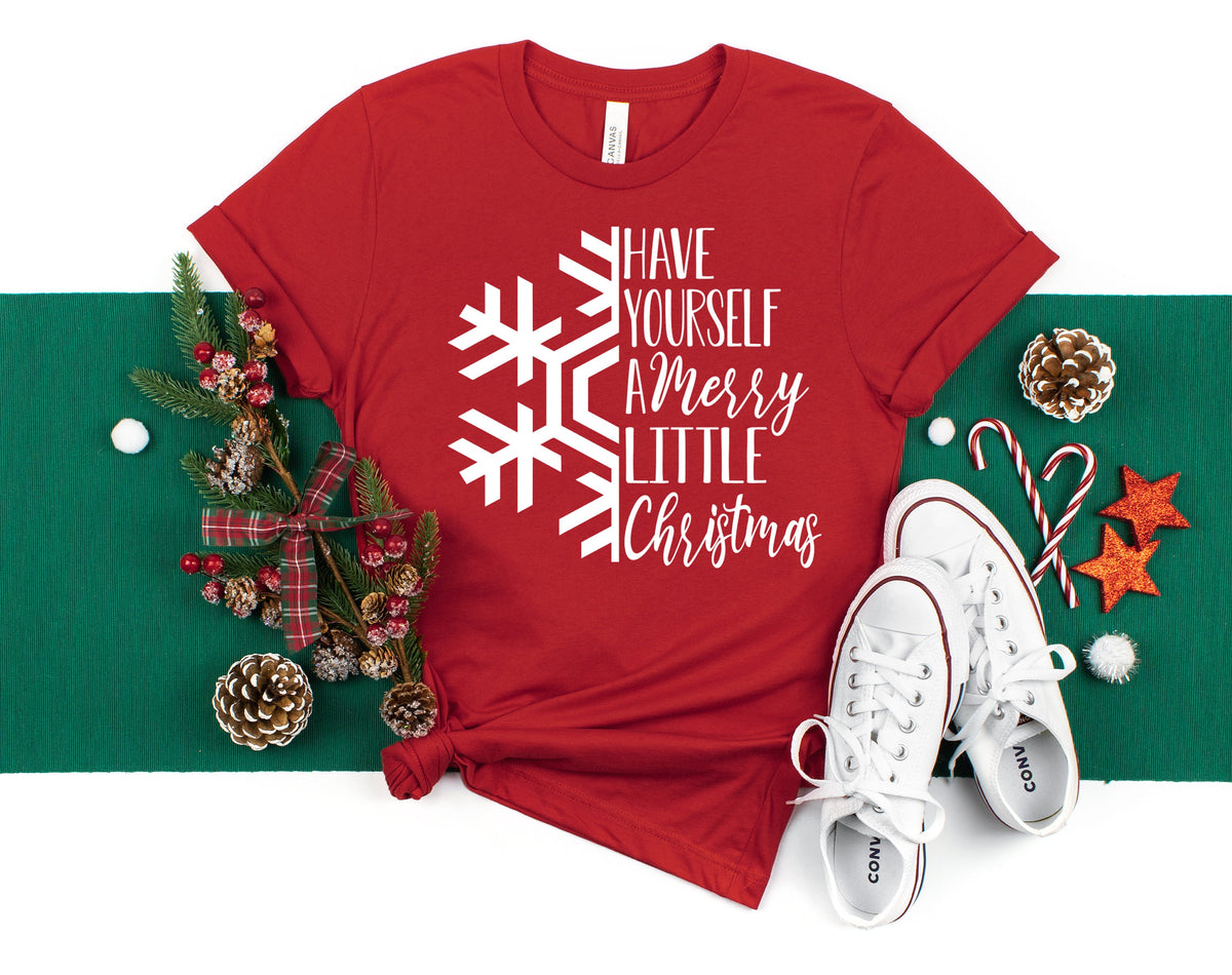 Matching Christmas Shirt: "Have Yourself A Merry Little Christmas" Couple Shirts