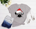 Santa Pug Christmas Shirt: Family Matching Pajama Tee