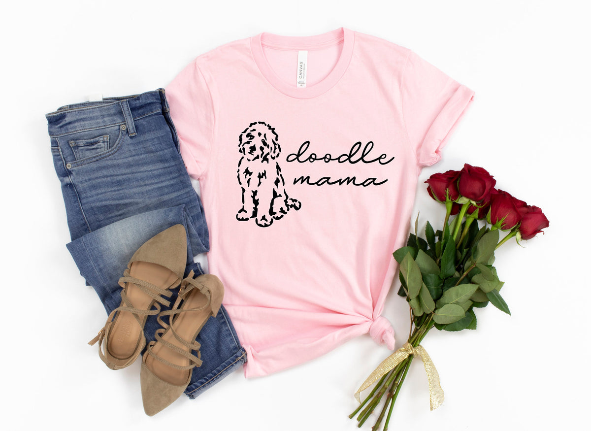 Doodle Mama T-Shirt: Funny Dog Mom Graphic Tee