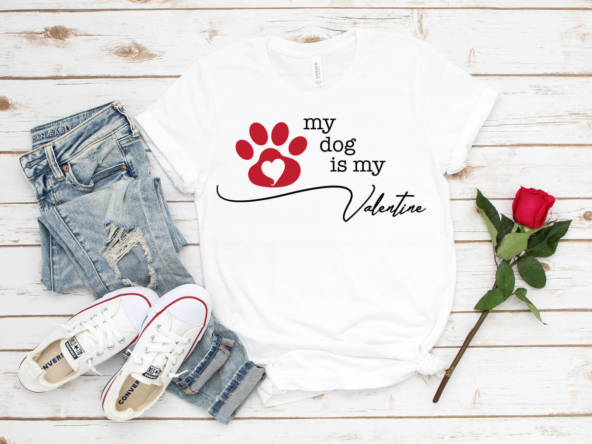 Dog Valentine Shirt: Funny Dog Lover Tee