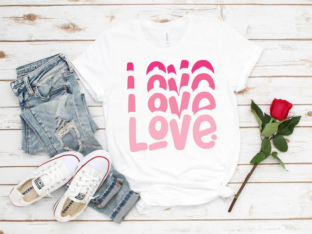 Love T-Shirt: Newlywed Gift, Engagement Top