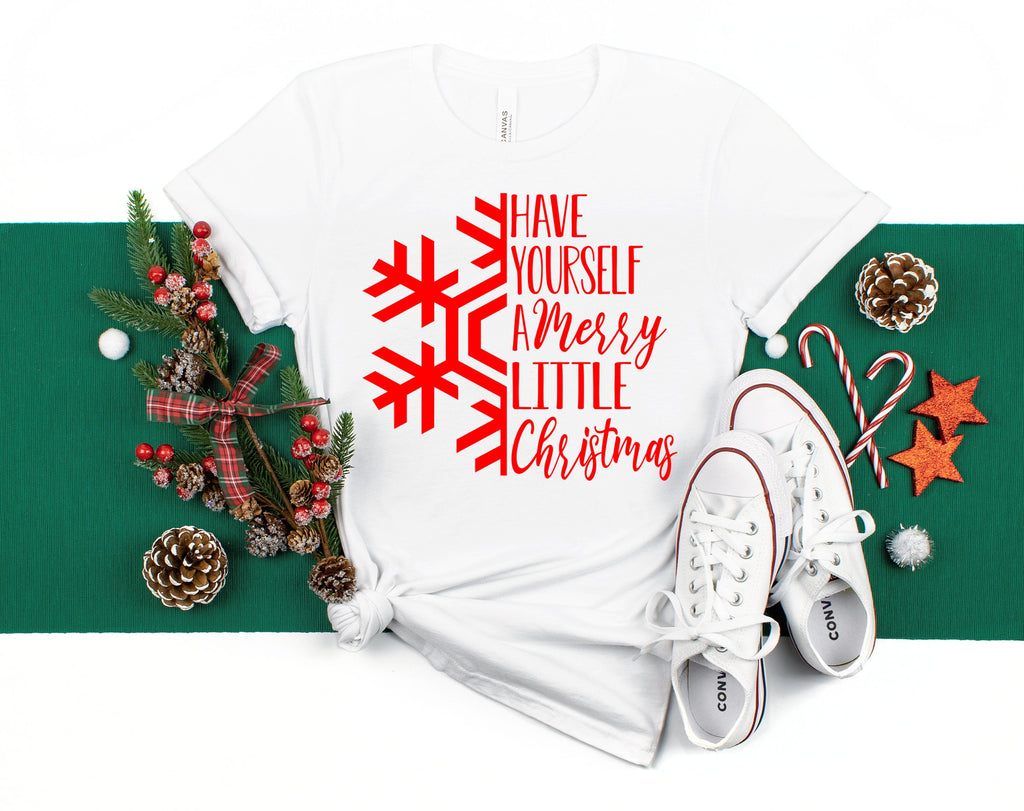 Matching Christmas Shirt: "Have Yourself A Merry Little Christmas" Couple Shirts