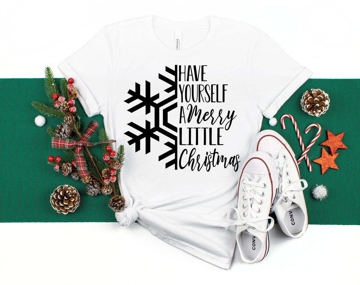 Matching Christmas Shirt: "Have Yourself A Merry Little Christmas" Couple Shirts