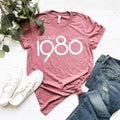 Vintage 1980 T-Shirt: 40th Birthday Gift