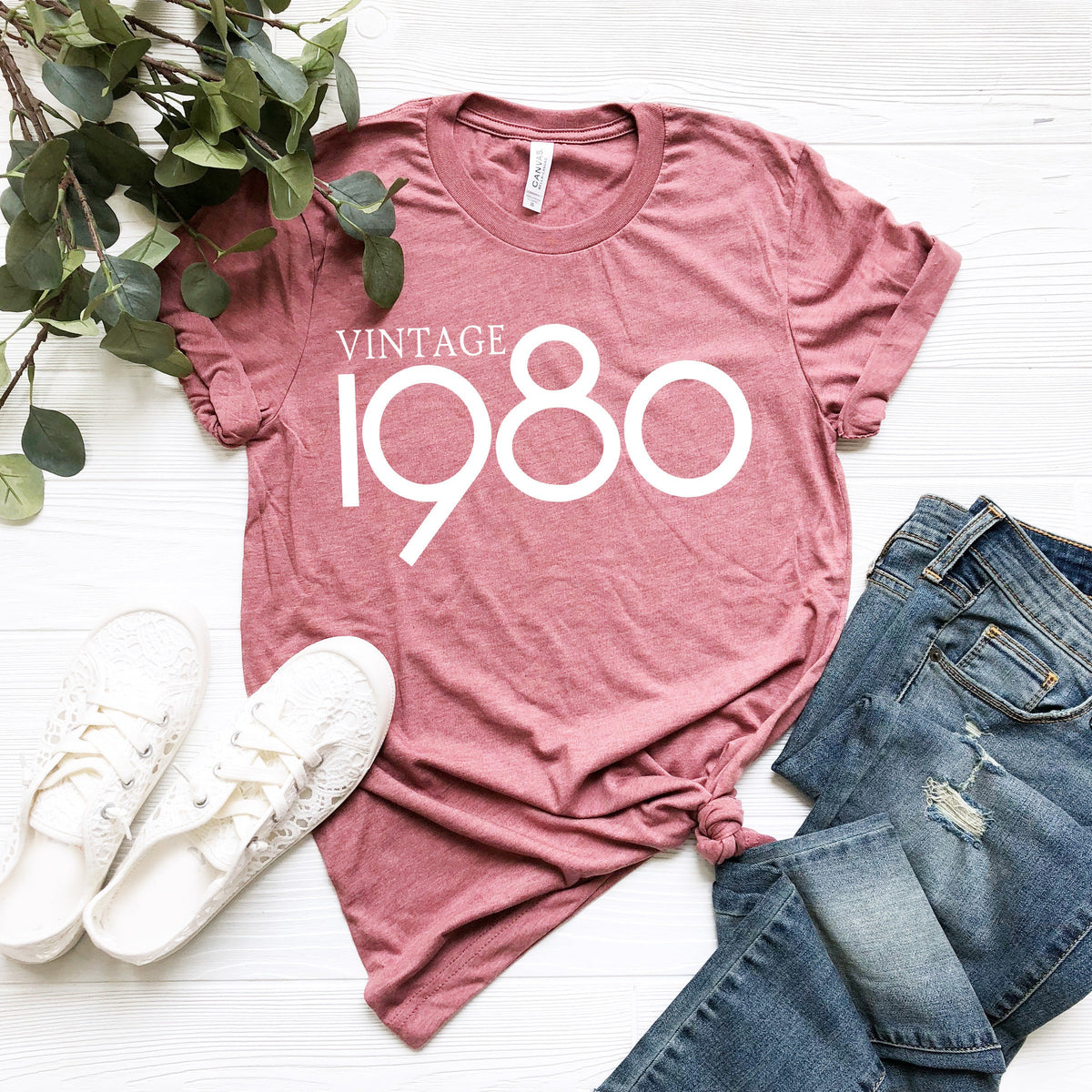 Vintage 1980 T-Shirt: 40th Birthday Gift