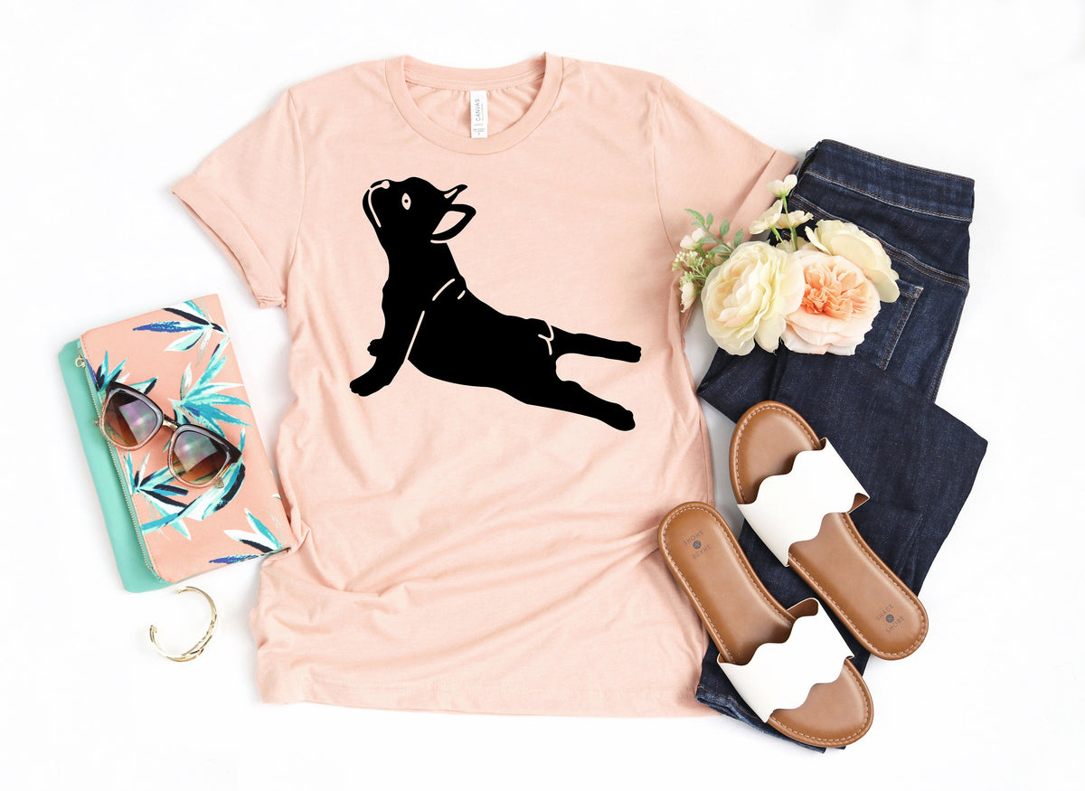 French Bulldog Yoga Pose Shirt: Dog Lover Zen Tee