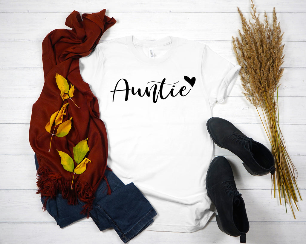 Favorite Auntie T-Shirt: Aunt Like A Mom Tee