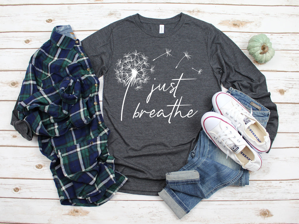Just Breathe Dandelion Longsleeve Shirt
