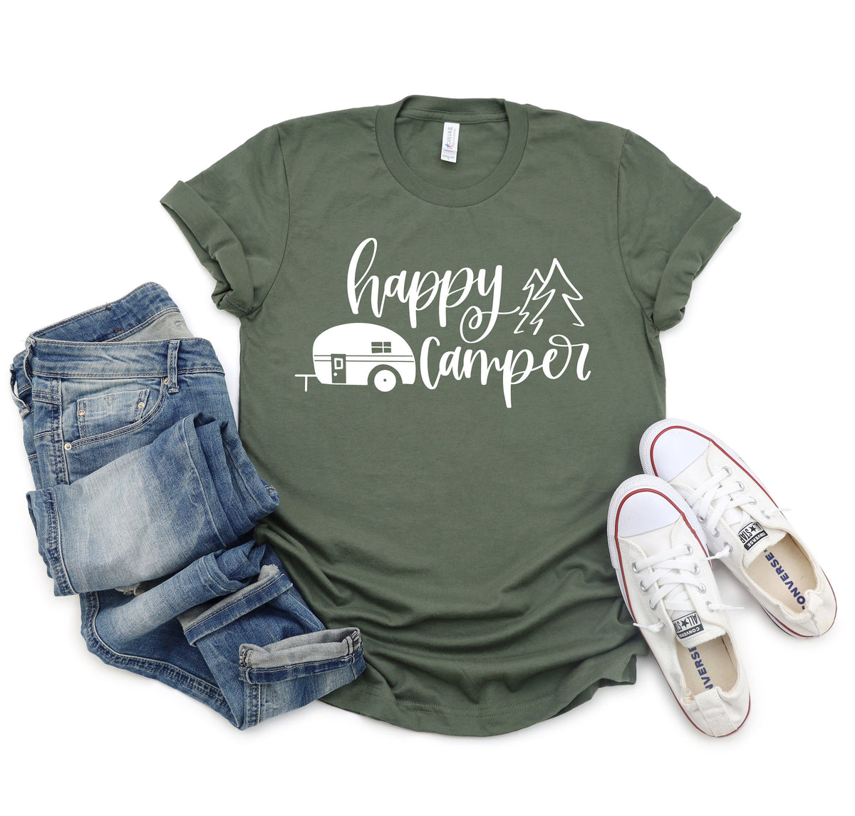 Happy Camper Shirt: Personalized Camping T-Shirt