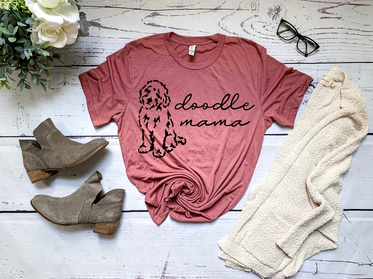 Doodle Mama T-Shirt: Funny Dog Mom Graphic Tee