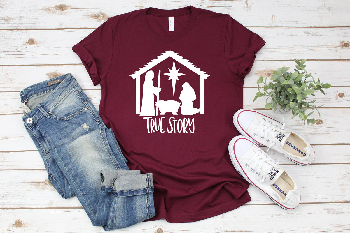 True Story Nativity Christmas Shirt