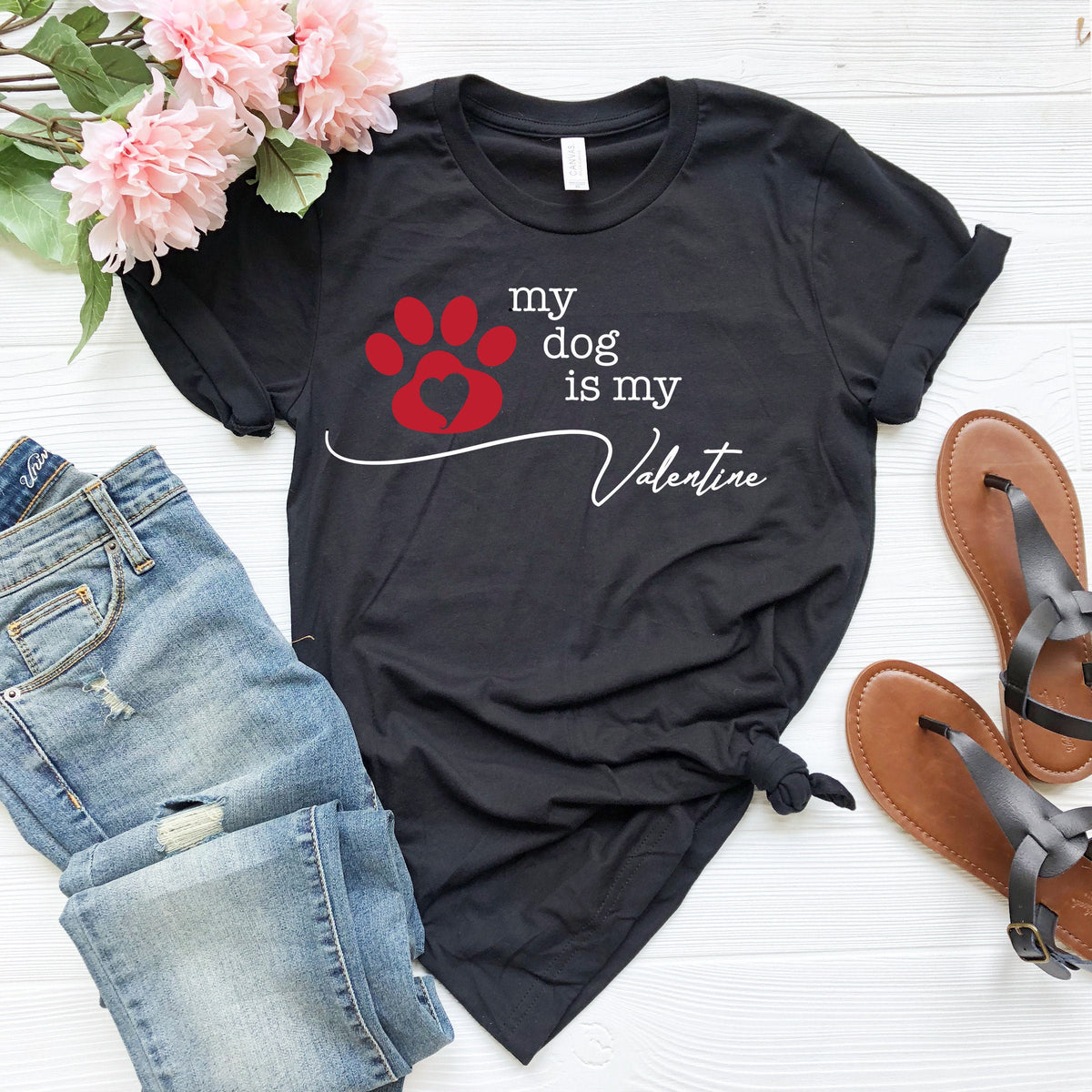 Dog Valentine Shirt: Funny Dog Lover Tee