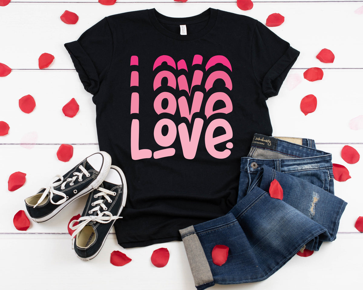 Love T-Shirt: Newlywed Gift, Engagement Top
