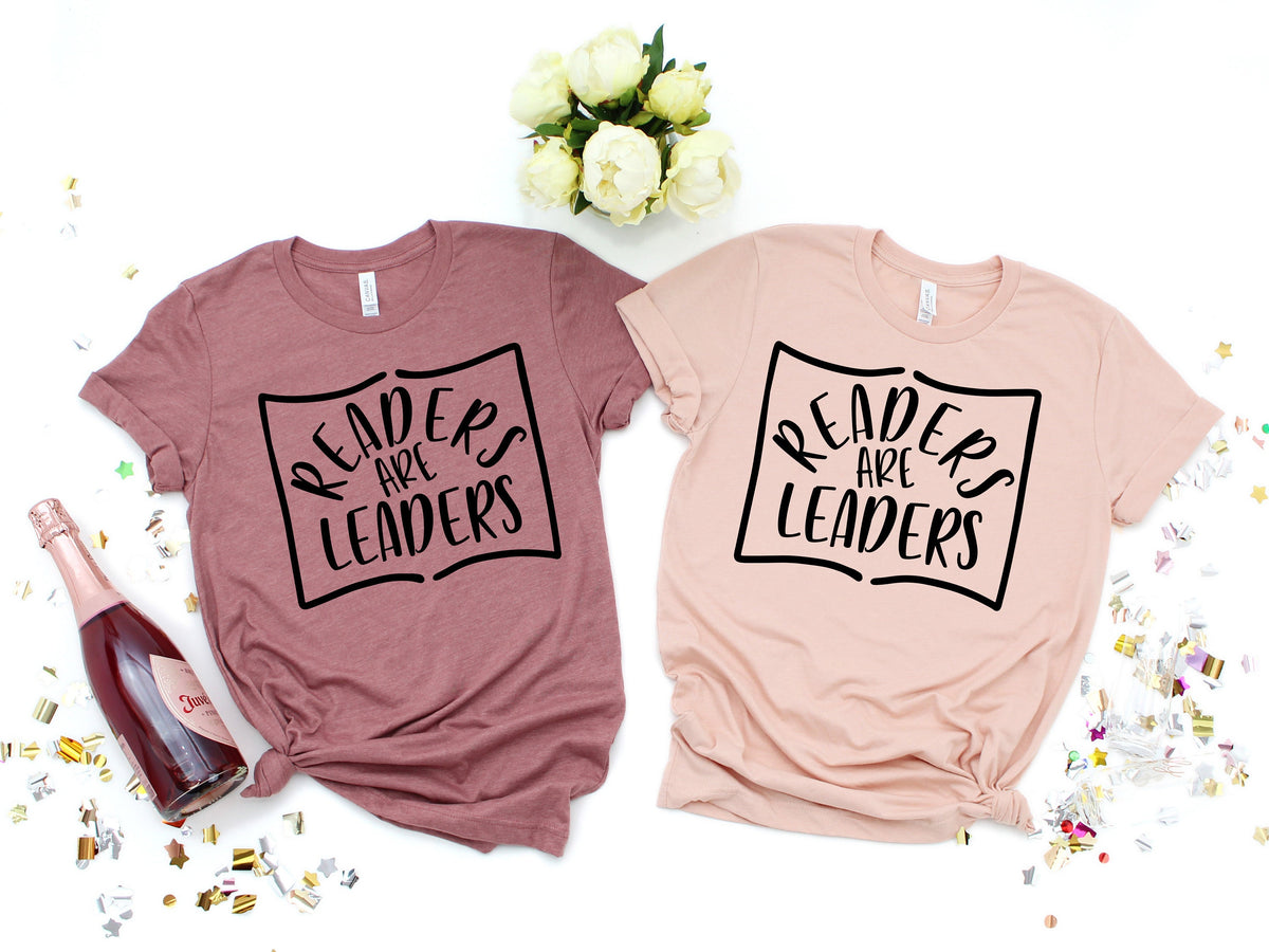 Readers Are Leaders Shirt, Teacher Gift, School Tee