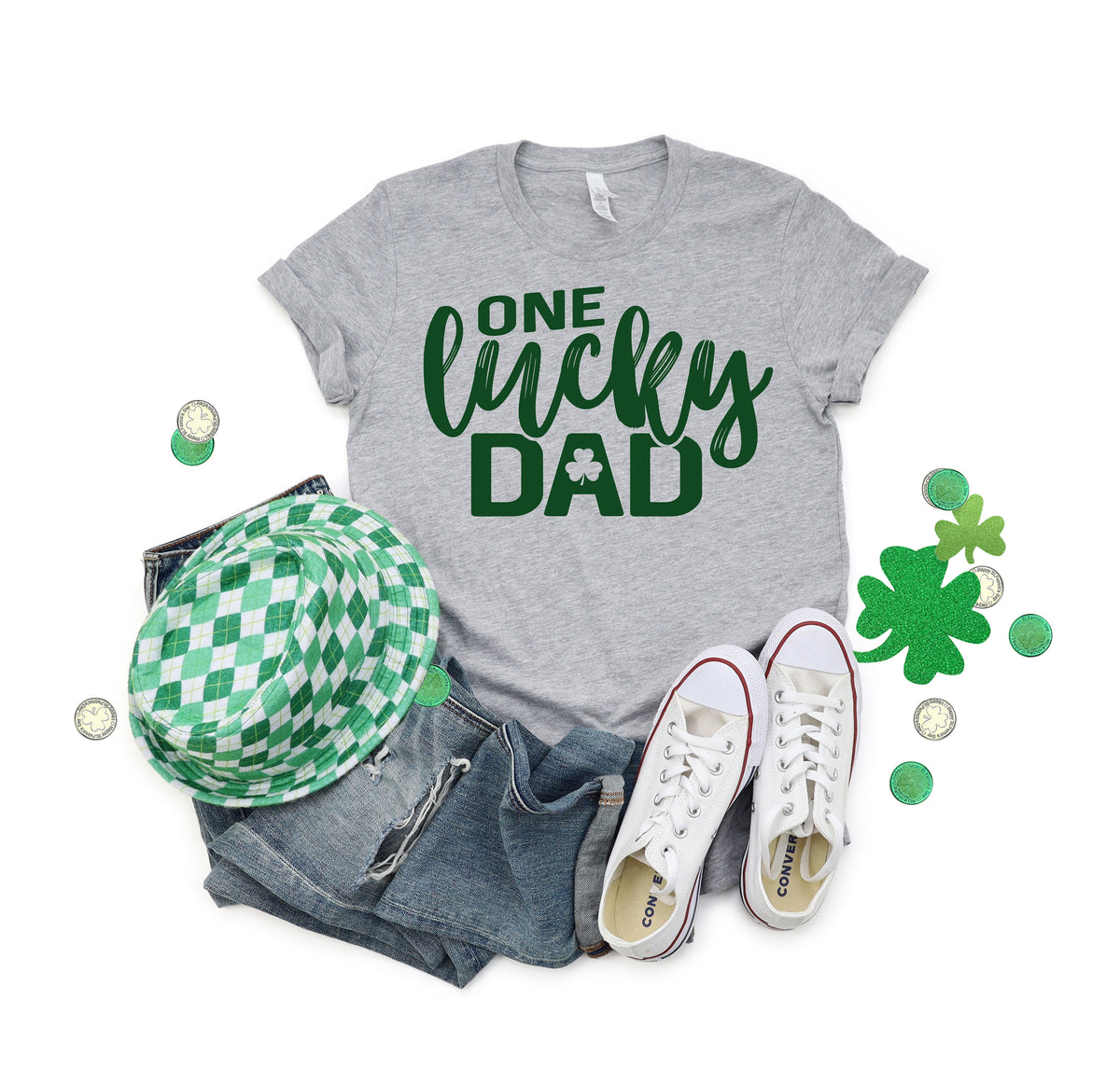 One Lucky Dad St Patrick's Day Shirt