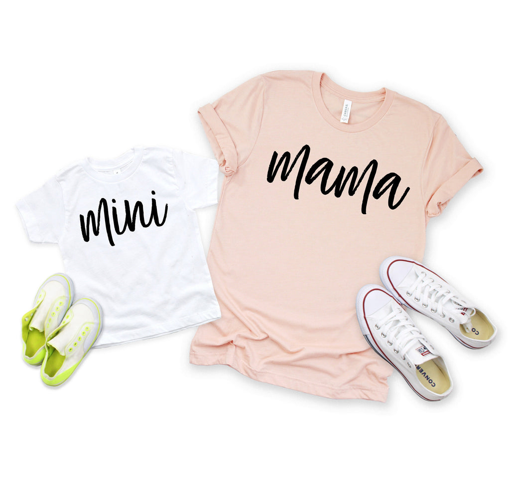 Mama and Mini Matching Shirts: Mommy and Me Outfits