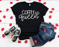 Coffee Queen Shirt: Funny Caffeine T-Shirt, Coffee Lover Gift