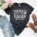 Coffee Gives Me Teacher Powers Shirt - Funny Teacher Graphic Tee