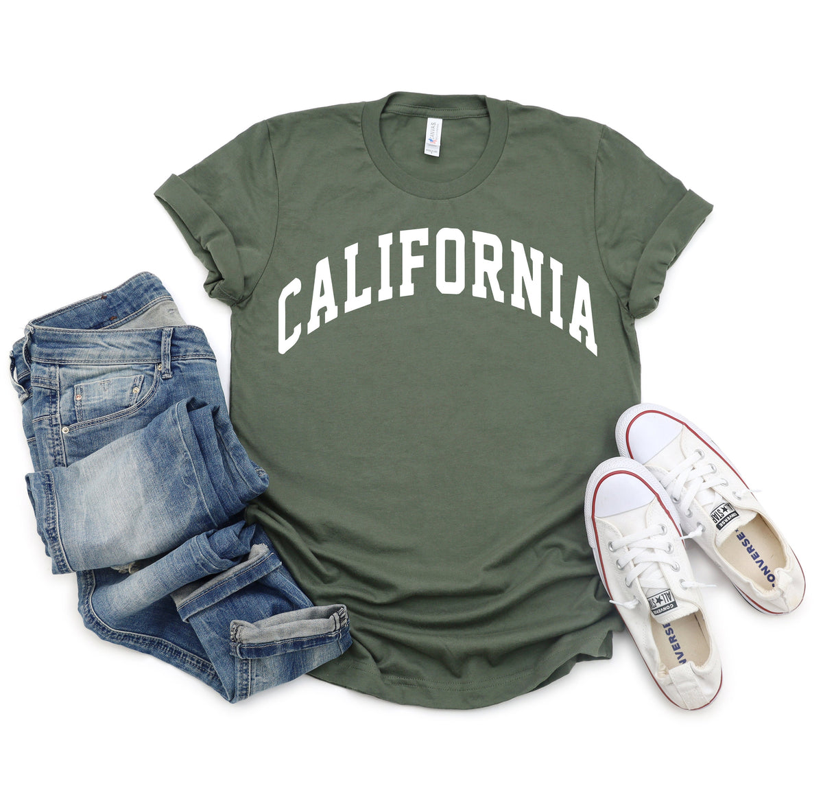 California Graphic Tee: West Coast Style, Cali Girl Shirt