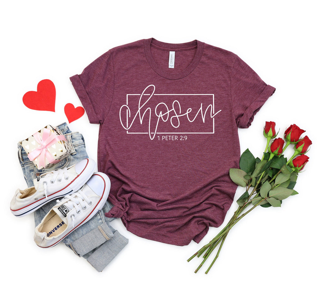 Chosen 1 Peter 2:9 Christian T-Shirt