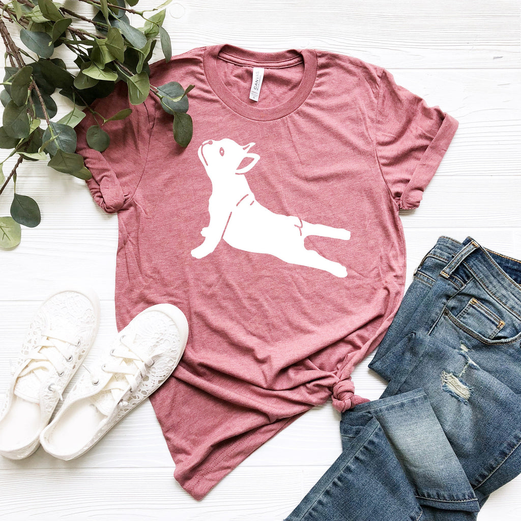 French Bulldog Yoga Pose Shirt: Dog Lover Zen Tee