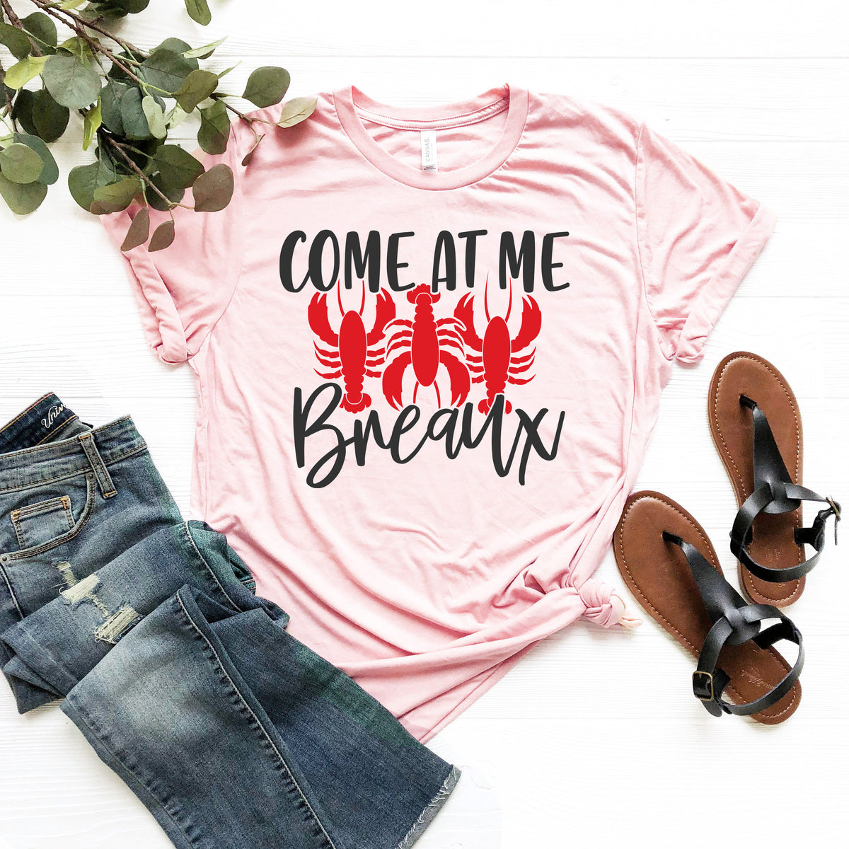 Come At Me Breaux Crawfish Mardi Gras T-Shirt