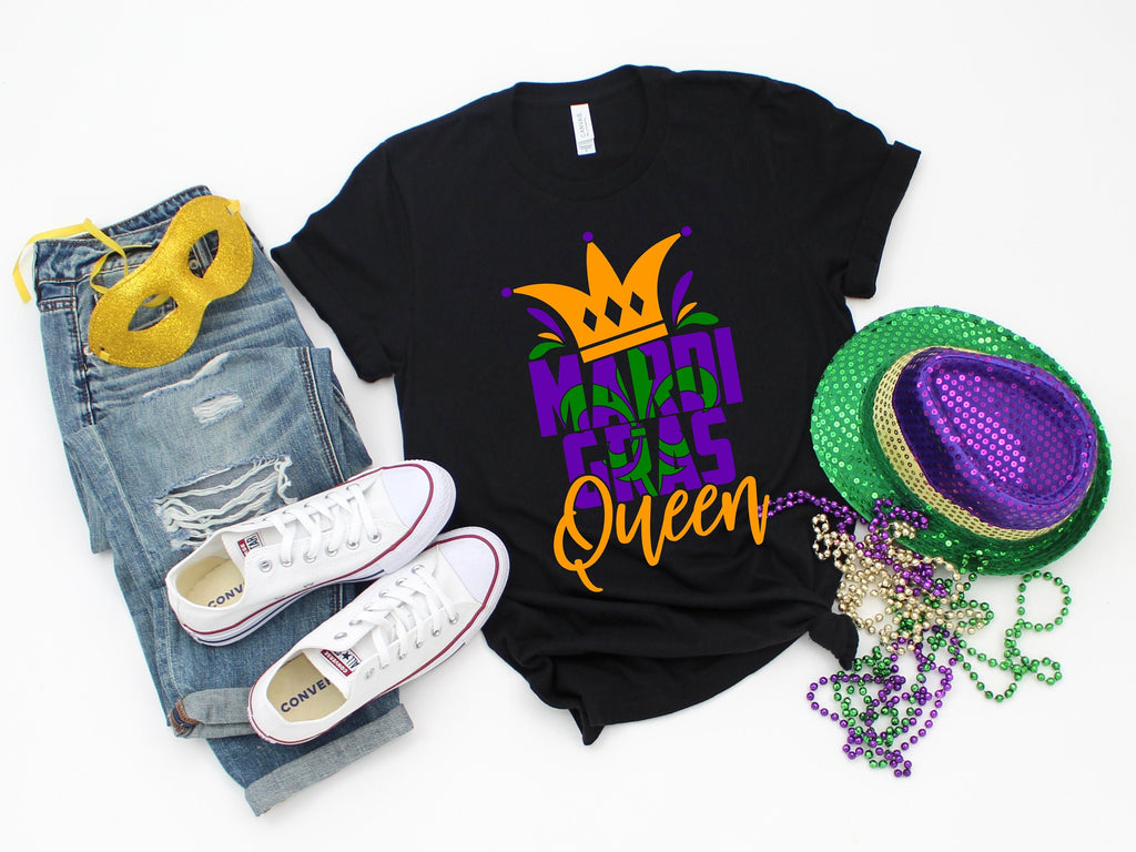 Mardi Gras Queen T-Shirt: Funny Nola Costume Tee