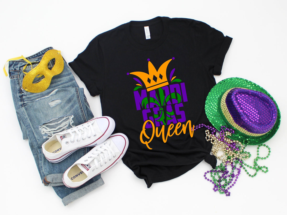 Mardi Gras Queen T-Shirt: Funny Nola Costume Tee