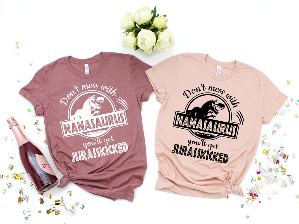 Nanasaurus Shirt: Funny Nana Dinosaur Gift