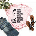 RBG Feminist T-Shirt: Women Belong In All Places