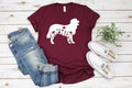Golden Retriever Flower Shirt: Dog Mom Gift