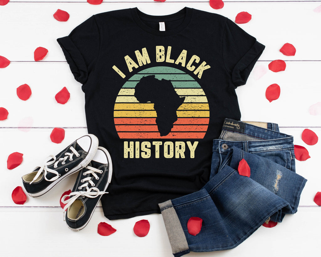 Black History Month Shirt: Retro Africa Design, BLM
