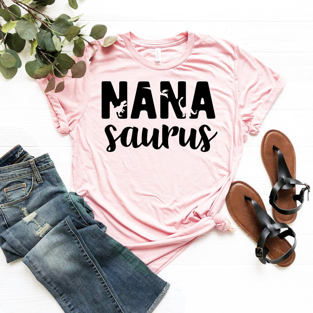 Nanasaurus T-Shirt: Funny Nana Dinosaur Graphic Tee