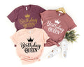 Birthday Queen Shirt: Cotton Birthday Party Tee