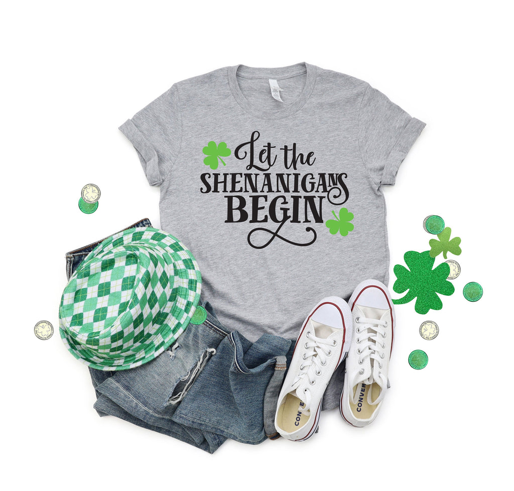 St. Patrick's Day Shirt: Let The Shenanigans Begin, Lucky Irish Tee
