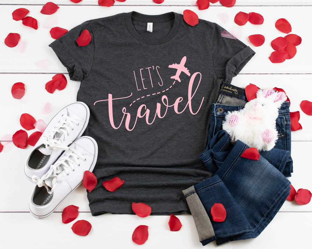 Let's Travel Shirt: Adventure Graphic Tee