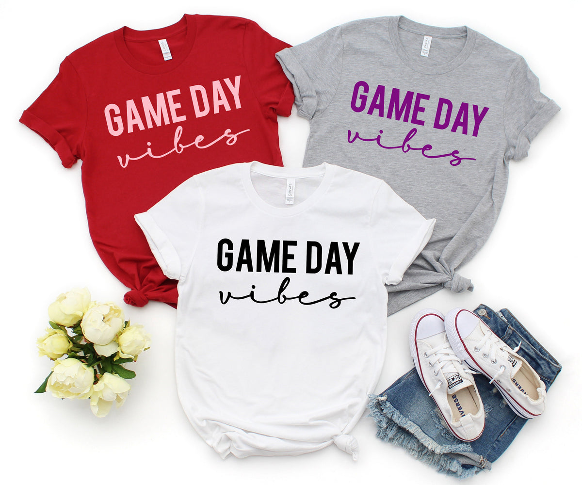 Game Day Vibes Shirt: Sports Mom Tee