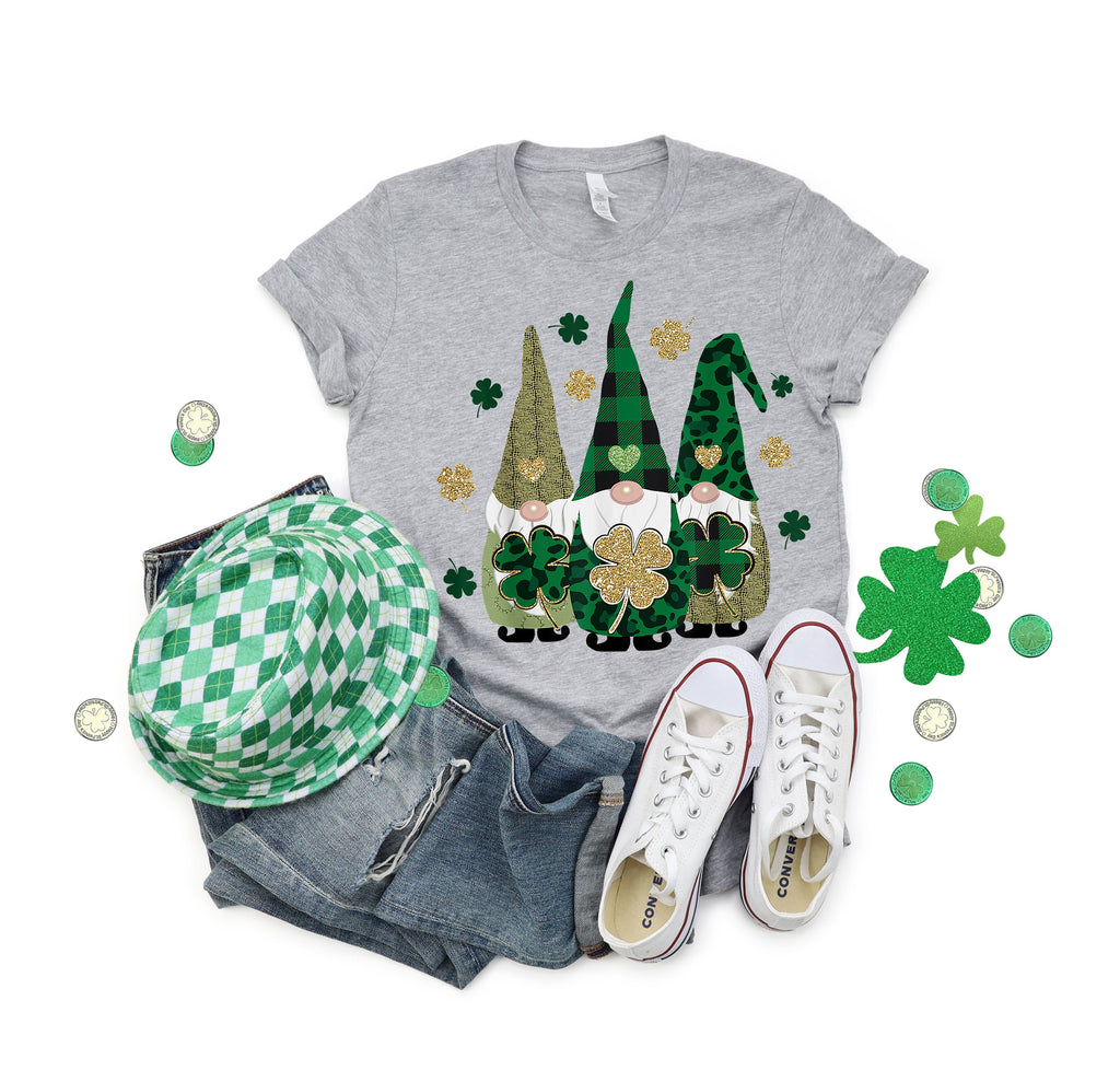 St Patricks Day Gnome Shirt: Shamrock Family Matching Tee