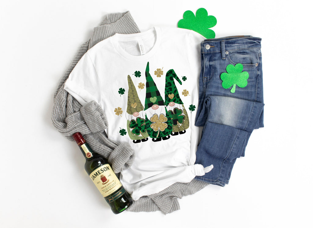 St Patricks Day Gnome Shirt: Shamrock Family Matching Tee