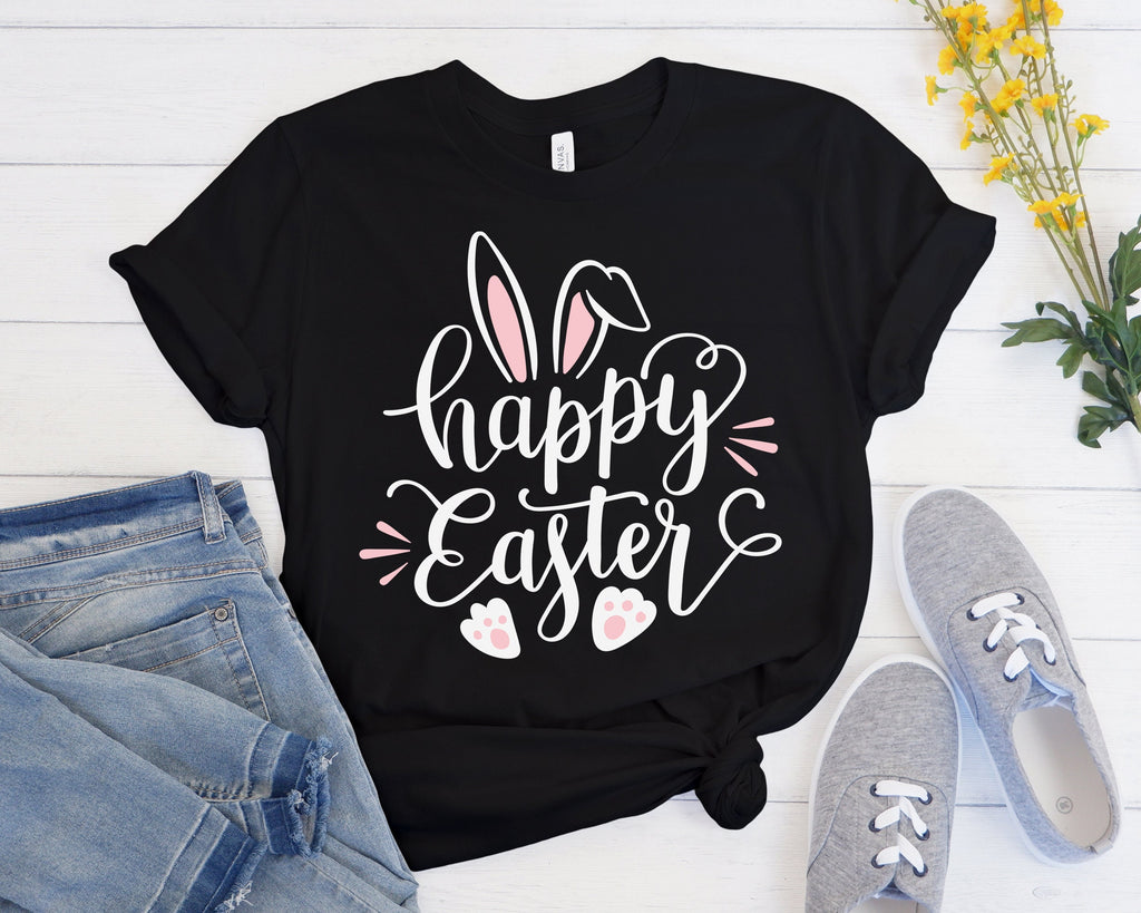 Happy Easter Bunny Shirt, Women's Graphic Tee