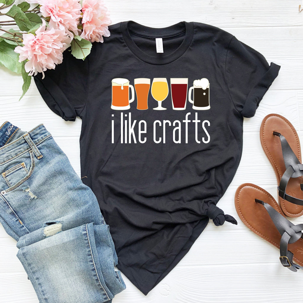 Craft Beer Shirt: I Like Crafts, Beer Lover Gift