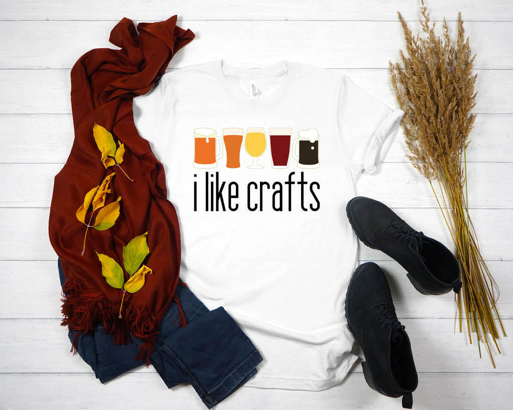 Craft Beer Shirt: I Like Crafts, Beer Lover Gift
