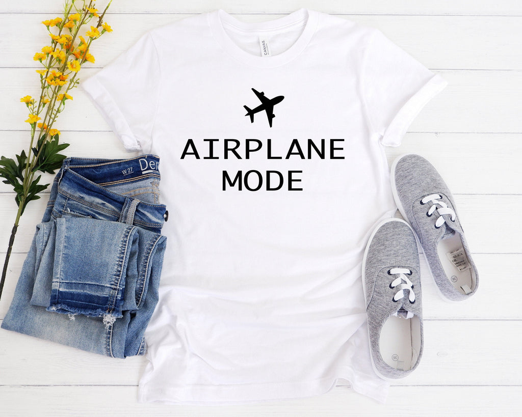 Airplane Mode Shirt: Travel Vacation Tee, Gift for Traveler