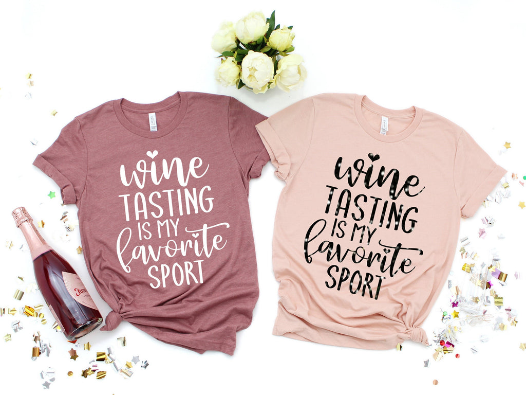 Wine Tasting Is My Favorite Sport Shirt - Wine Lover Gift