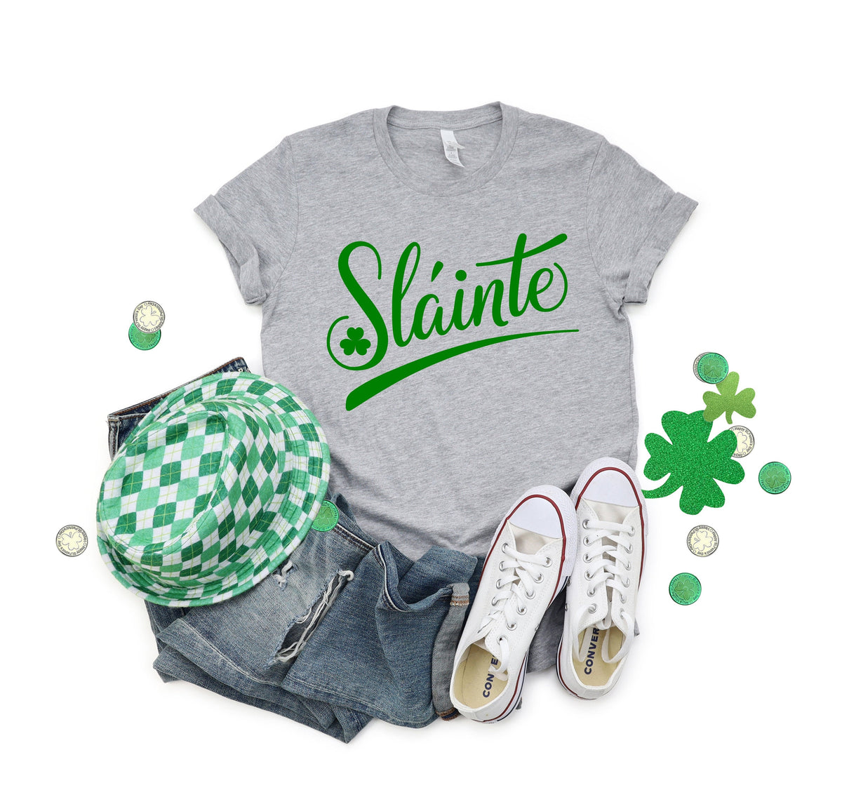 Slainte Shamrock Shirt: St. Patrick's Day Irish Tee