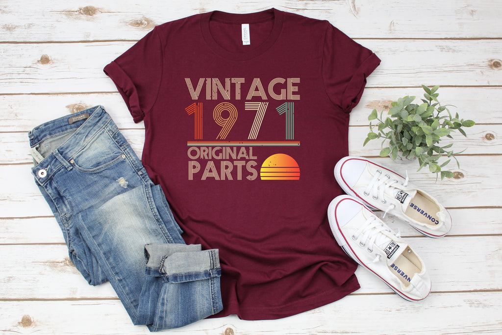 Vintage 1971 Shirt: 50th Birthday Gift