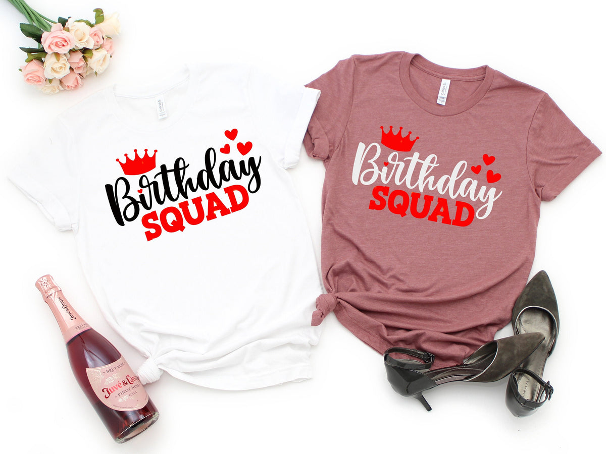 Birthday Squad Shirt: Matching Party T-Shirts