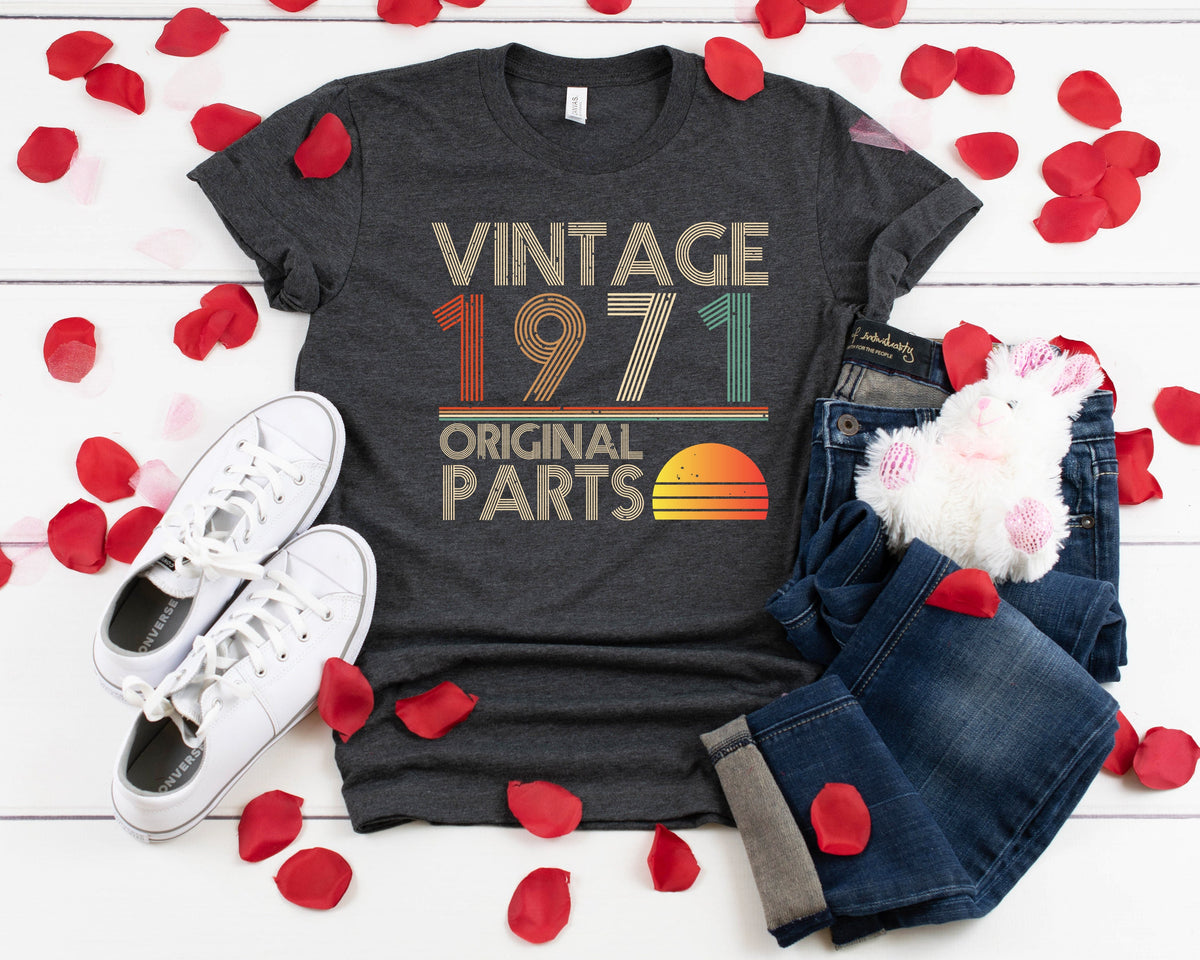 Vintage 1971 Shirt: 50th Birthday Gift
