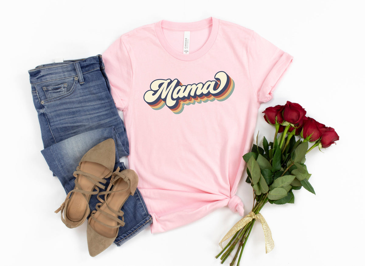 Retro Mama Shirt: Gift for Mom, Mother's Day Tee