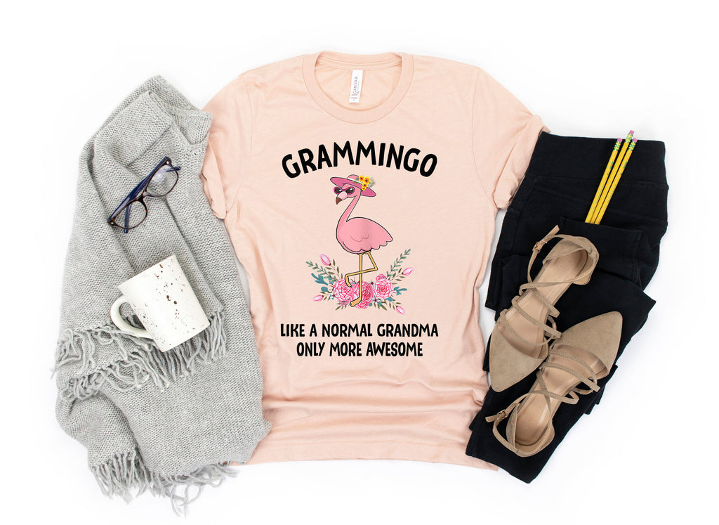 Custom Grammingo Shirt, Cute Grandma Shirt, Grandmother T-Shirt